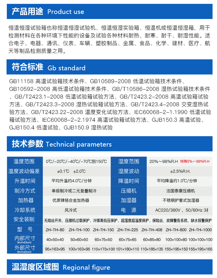 恒溫恒濕試驗箱（帶操作手型）用途介紹