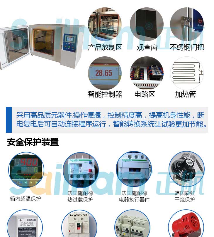 小型高溫干燥箱產(chǎn)品結(jié)構(gòu)